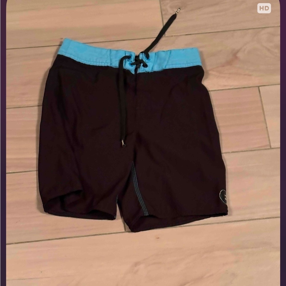 Brown and Blue Board Shorts 4T